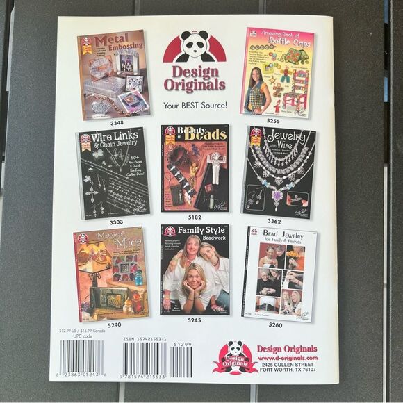 Designers Originals Red and Silver Mixed Media Art - Picture 2 of 7